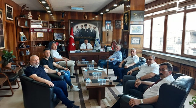 Kömürspor Yönetimi GMİS'i Ziyaret Etti