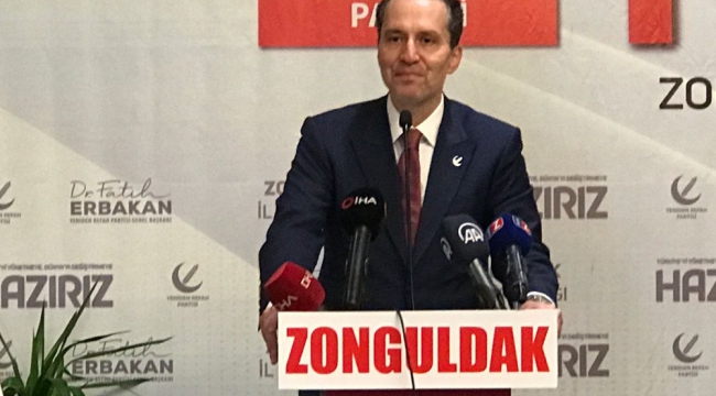 Fatih Erbakan Zonguldak'a Geldi 